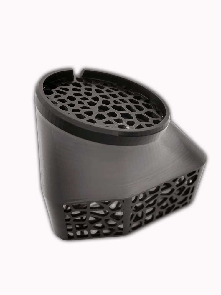 SLA resin 3D printed parts with fine detail and a smooth surface finish