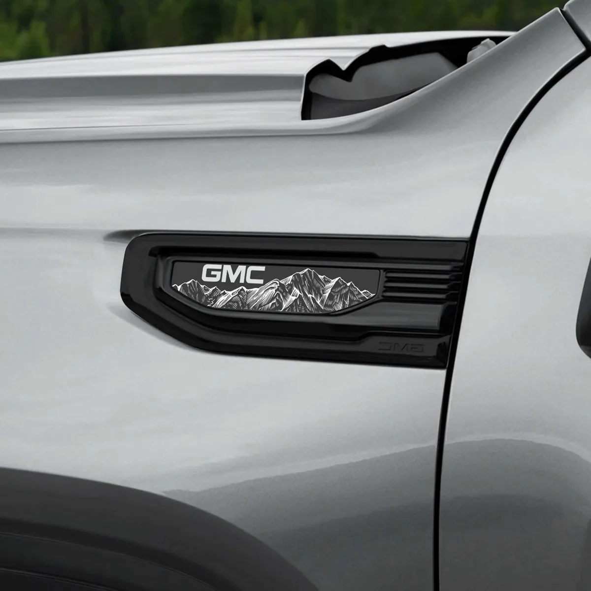 2020-2026 GMC Sierra 1500 Fender Vent Emblem Overlay Pair